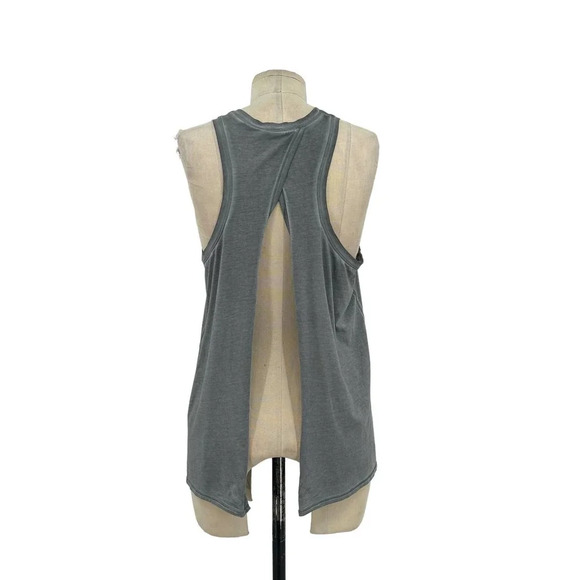 Lululemon All Tied Up Tank *Wash Sublimado Pigment Dye Asphalt Grey Size 6 - Picture 7 of 7